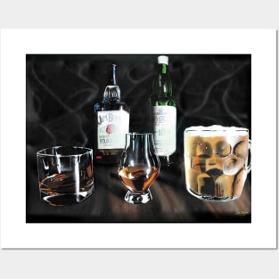 One Bourbon One Scotch One Beer Posters and Art